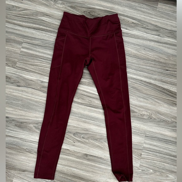 Burgundy Mondetta athletic pants - Picture 4 of 4